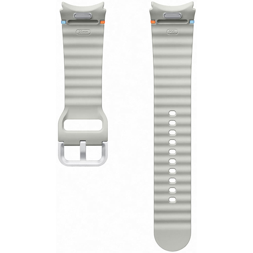Bratara Sport Band (Medium/Large) pentru SAMSUNG Galaxy Watch7, ET-SNL31LSEGEU, Silver