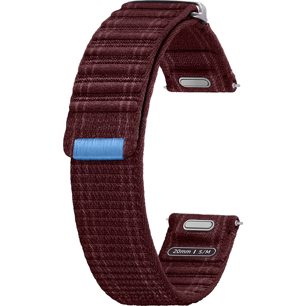 Bratara Fabric Band (Small/Medium) pentru SAMSUNG Galaxy Watch7, ET-SVL30SEEGEU, Wine