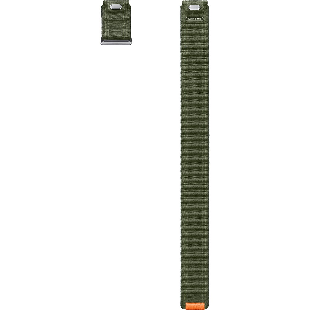 Bratara Fabric Band (Medium/Large) pentru SAMSUNG Galaxy Watch7, ET-SVL31LKEGEU, Green