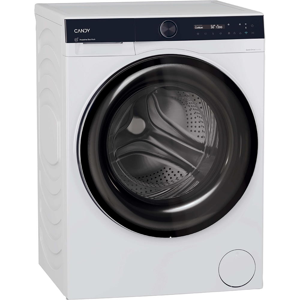 Masina de spalat rufe frontala slim CANDY BS 48SB6-S, ProActive EcoWash, 8 kg, 1400rpm, Clasa A, Wi-Fi, alb
