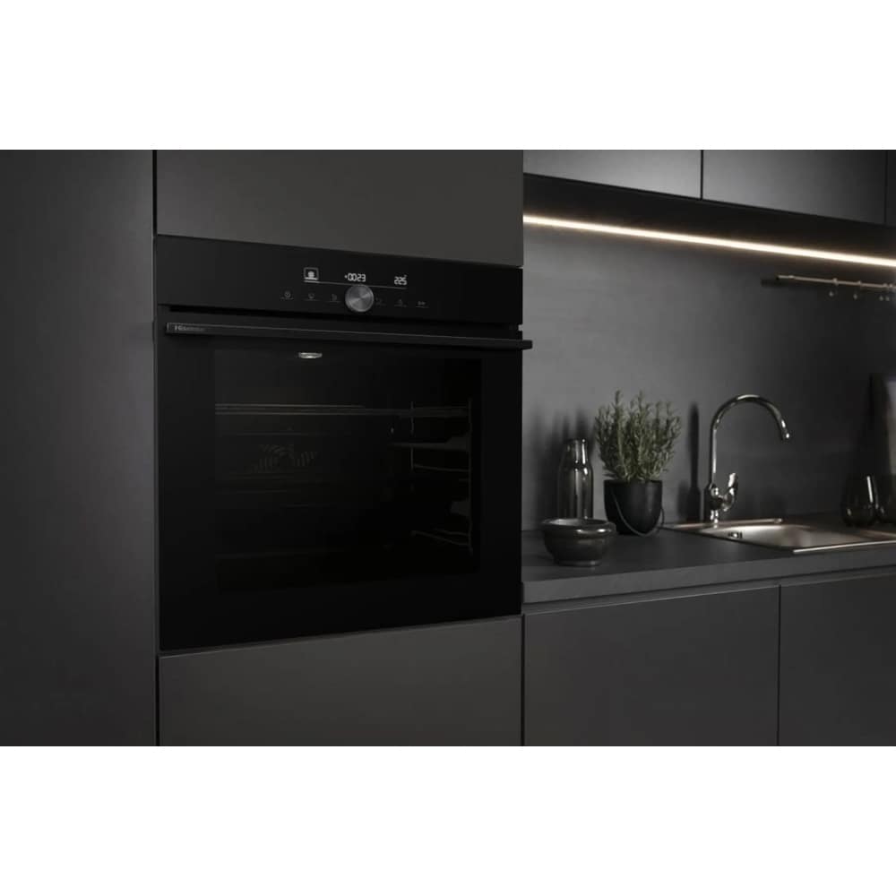 Cuptor incorporabil HISENSE BSA65334ABG8, Electric, 77 l, Clasa A+, Wi-Fi, negru