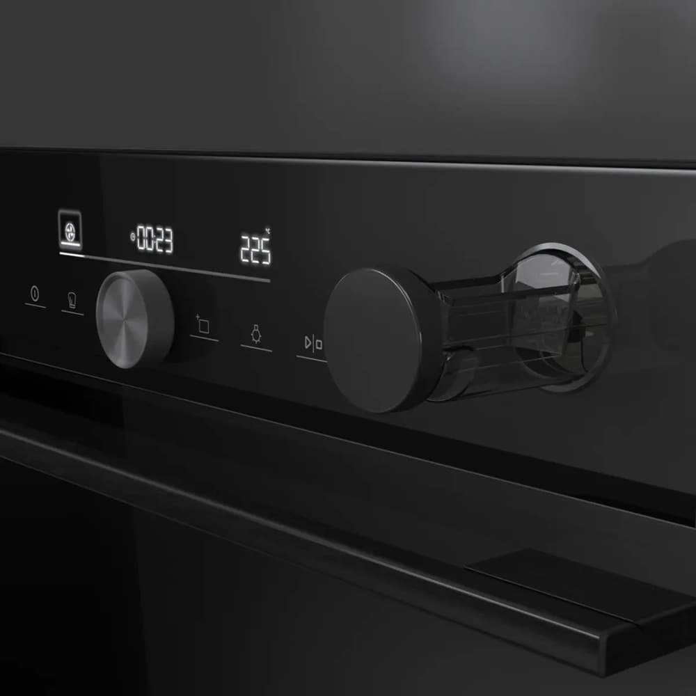 Cuptor incorporabil HISENSE BSA6633PBG8, Electric, Autocuratare pirolitica, 77 l, Clasa A+, Wi-Fi, negru