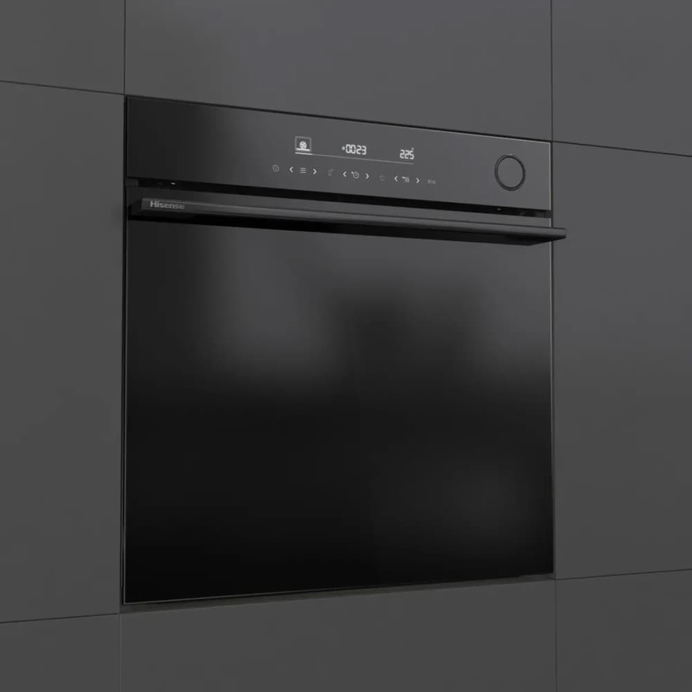Cuptor incorporabil HISENSE BSA6634PBG8, Electric, Autocuratare pirolitica, 77 l, Clasa A+, Wi-Fi, negru