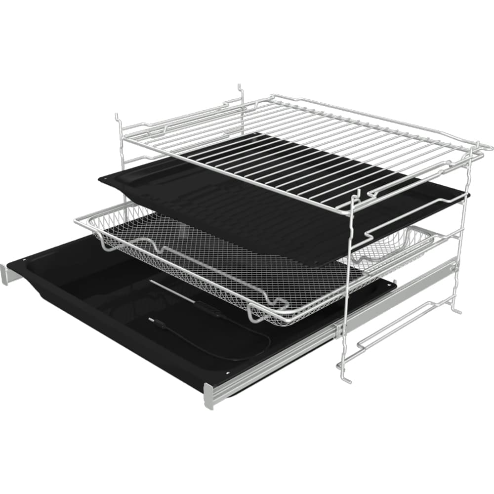 Cuptor incorporabil HISENSE BSA6634PBG8, Electric, Autocuratare pirolitica, 77 l, Clasa A+, Wi-Fi, negru