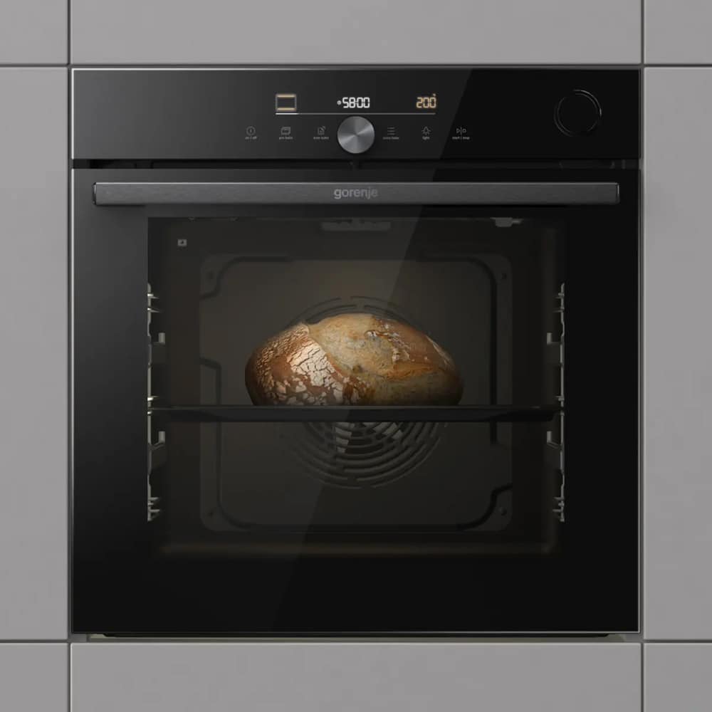 Cuptor incorporabil GORENJE BSA6747DGWI, Electric, Autocuratare catalitica, 77 l, Clasa A+, Wi-Fi, negru