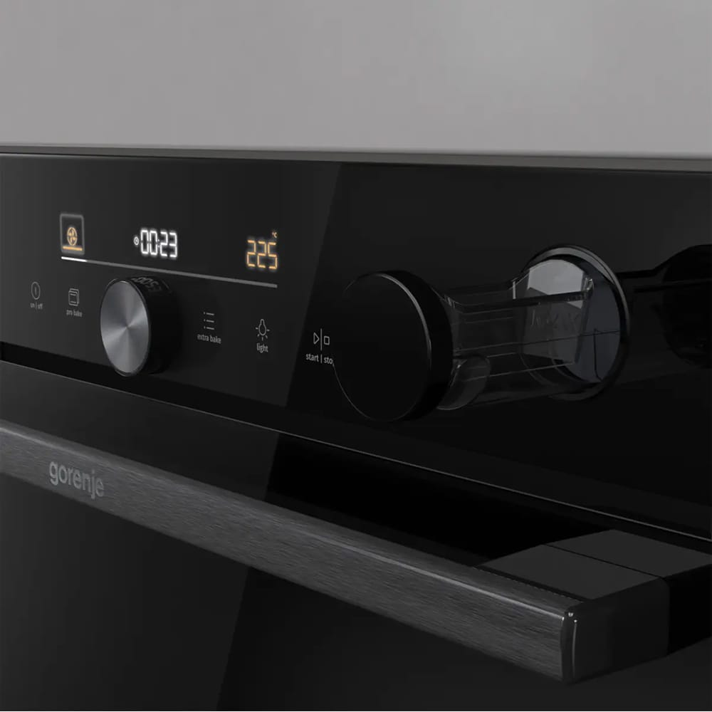 Cuptor incorporabil GORENJE BSA6747DGWI, Electric, Autocuratare catalitica, 77 l, Clasa A+, Wi-Fi, negru