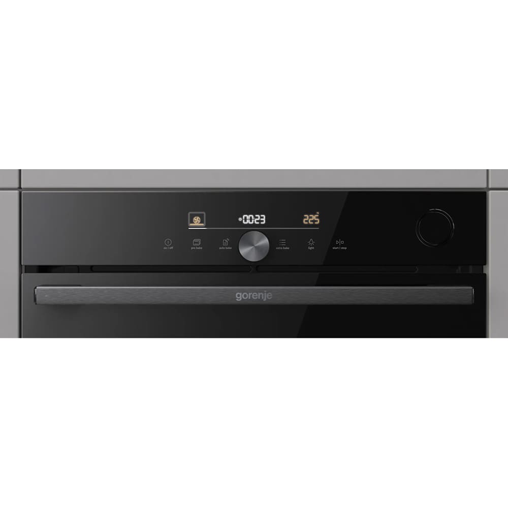 Cuptor incorporabil GORENJE BSA6747DGWI, Electric, Autocuratare catalitica, 77 l, Clasa A+, Wi-Fi, negru