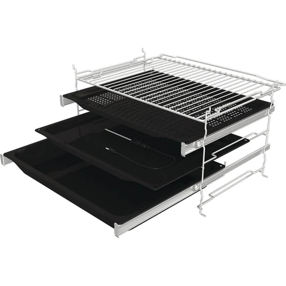 Cuptor incorporabil GORENJE BSA6747DGWI, Electric, Autocuratare catalitica, 77 l, Clasa A+, Wi-Fi, negru