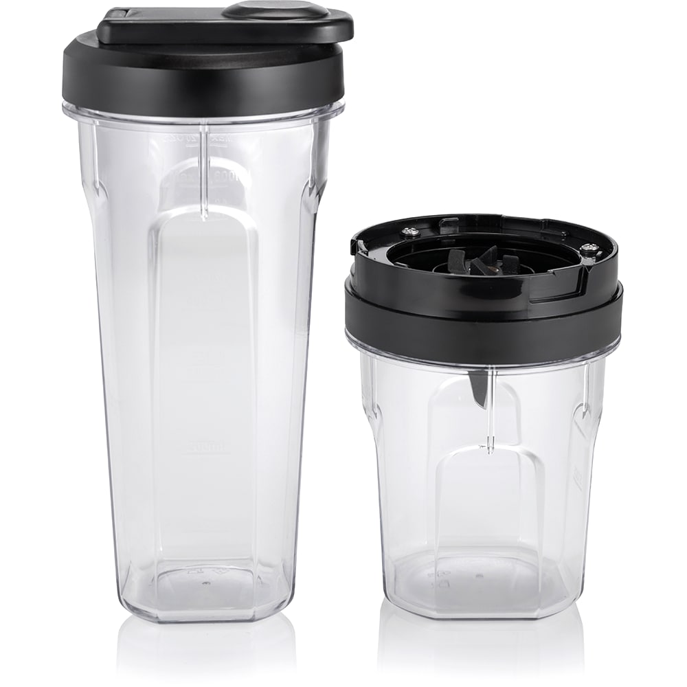 Mini blender GORENJE BSM600E, 0.6l, 320W, 2 trepte viteza, argintiu-negru