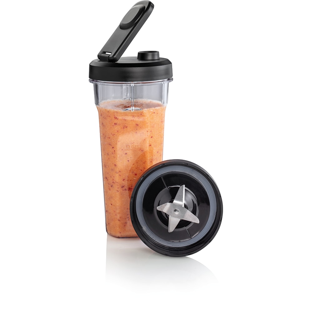 Mini blender GORENJE BSM600E, 0.6l, 320W, 2 trepte viteza, argintiu-negru