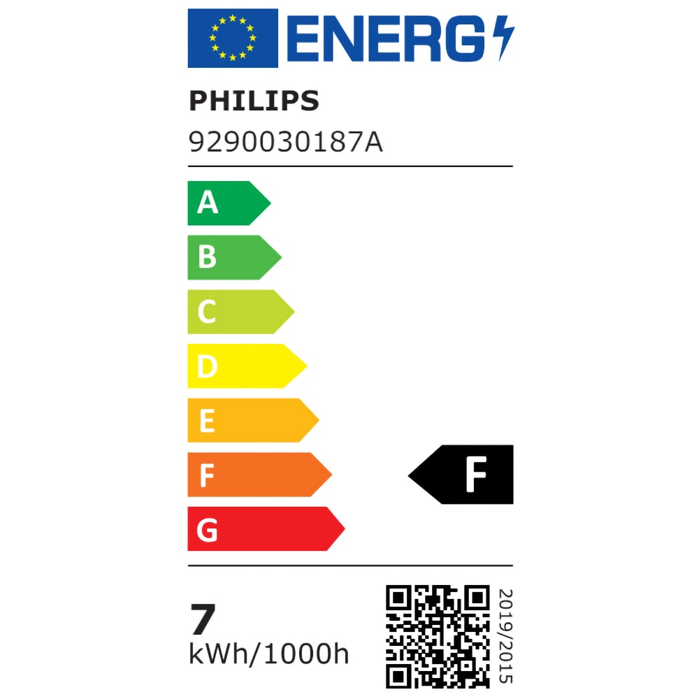 Bec LED Smart PHILIPS 8719514372269, E27, 7W, 640lm, Wi-Fi, lumina variabila, compatibil Alexa, Google Assistant