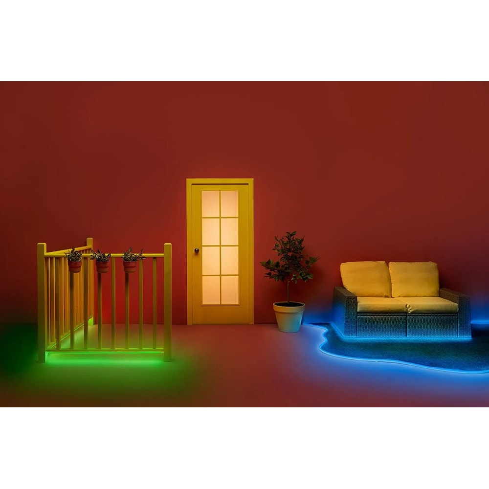 Banda LED exterior Smart WIZ, RGB, 24W, 630lm, 5m