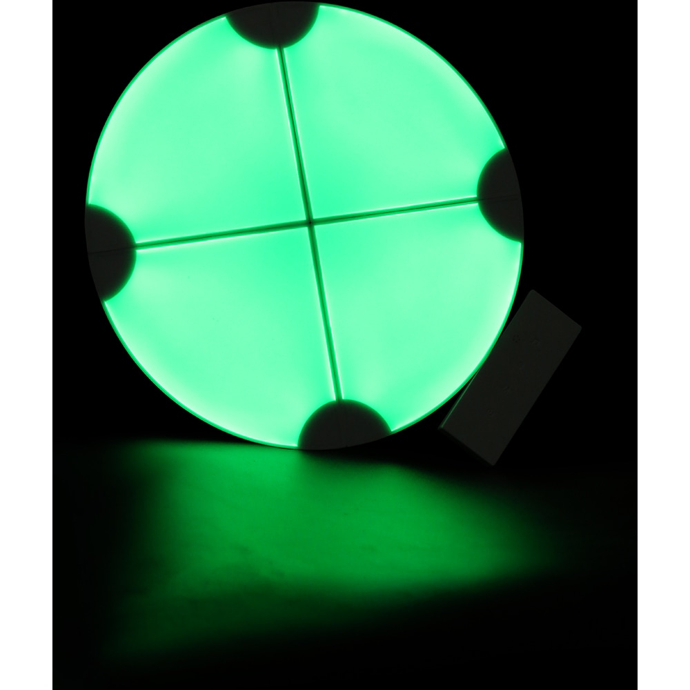 Kit panouri luminoase LED modulare Smart Myria Arc MY2276-10, RGBW, Wi-Fi, 325lm, senzor muzica, aplicatie TUYA, compatibil iOS/Android, Apple HomeKit/Google Home/Amazon Alexa, 10 bucati