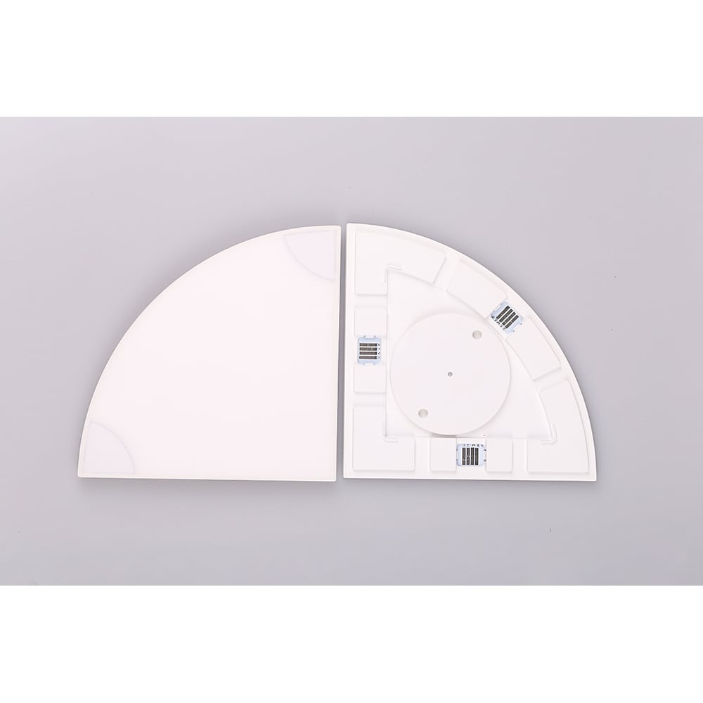 Kit panouri luminoase LED modulare Smart Myria Arc MY2276-10, RGBW, Wi-Fi, 325lm, senzor muzica, aplicatie TUYA, compatibil iOS/Android, Apple HomeKit/Google Home/Amazon Alexa, 10 bucati