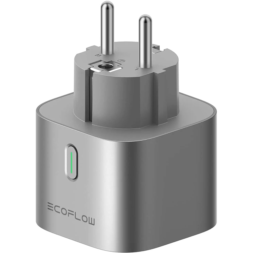 Adaptor priza smart ECOFLOW SmartPlug, EU, gri