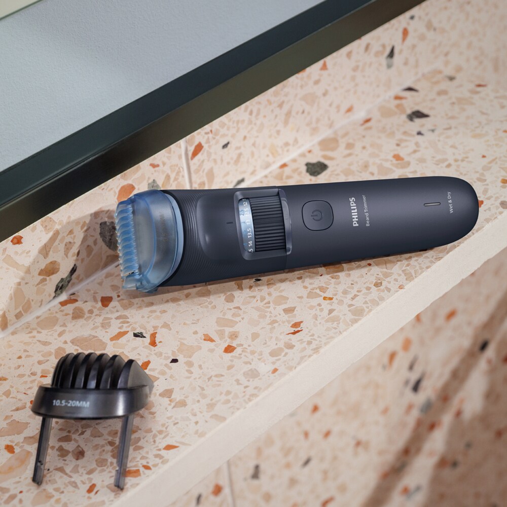 Aparat de tuns barba PHILIPS Series 3000 BT3665/15, acumulator, autonomie 80 min, negru