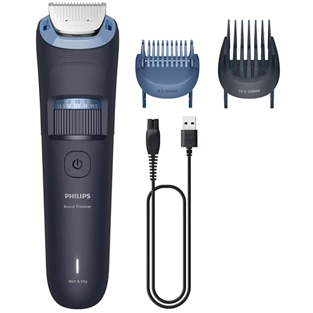 Aparat de tuns barba PHILIPS Series 3000 BT3665/15, acumulator, autonomie 80 min, negru