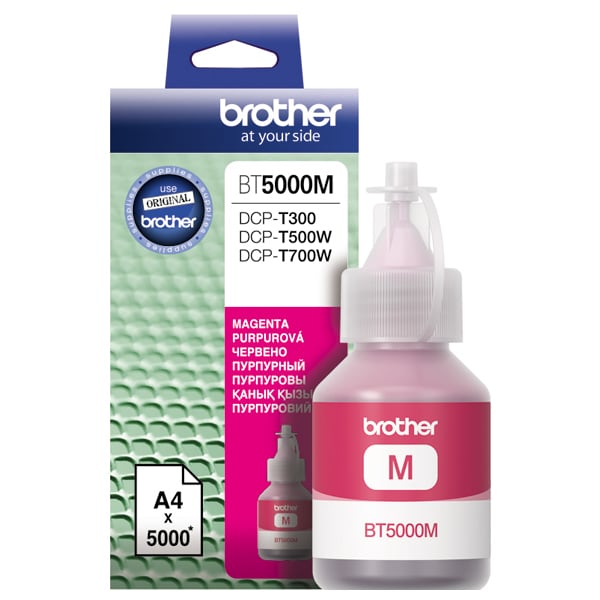 Cerneala originala BROTHER BT-5000M, Magenta