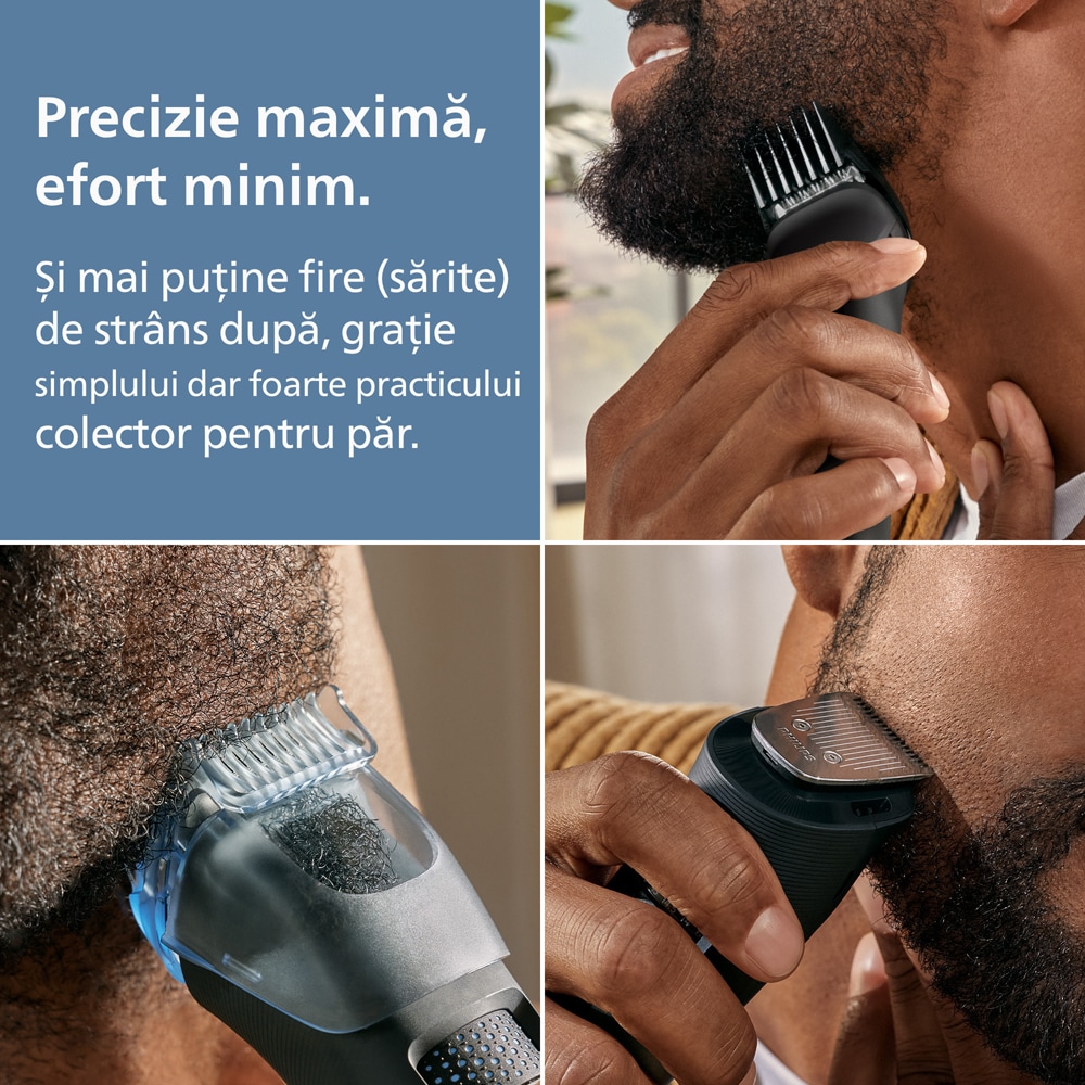 Aparat de tuns barba PHILIPS Series 5000 BT5780/15, acumulator, autonomie 100 min, negru