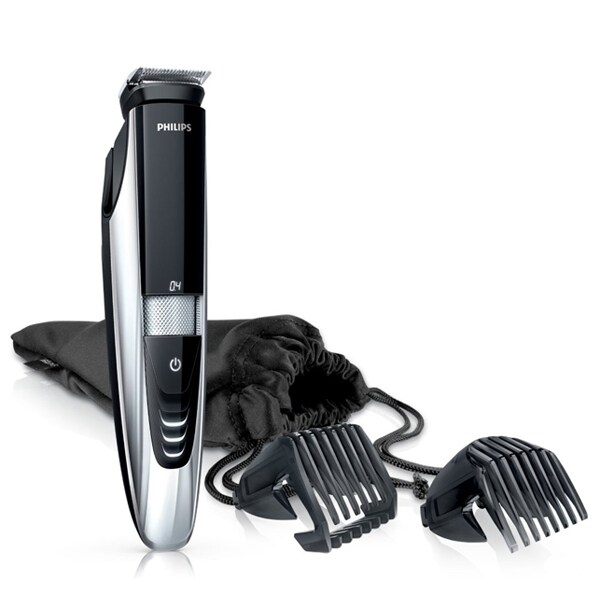 Aparat de tuns barba PHILIPS BeardTrimmer BT9290/32, ghidaj laser, acumulator, 60 min, negru - argintiu