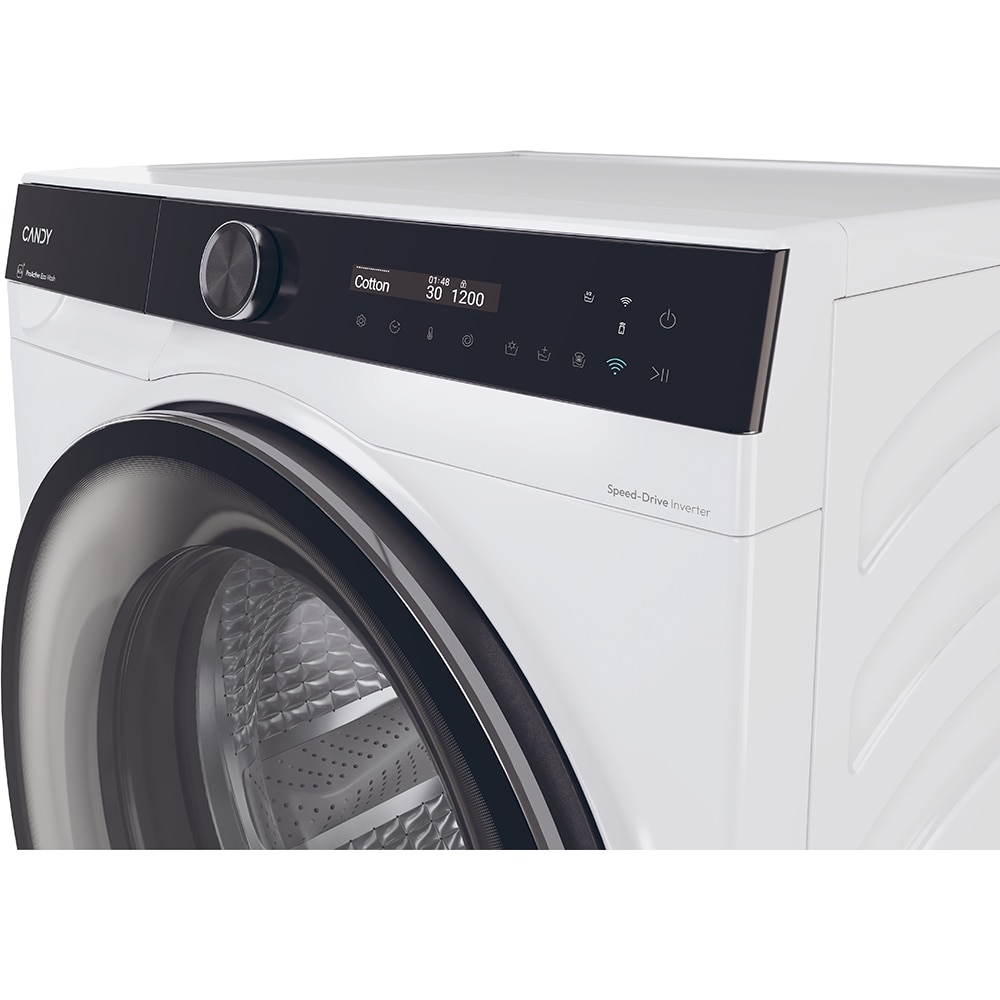 Masina de spalat rufe frontala cu uscator CANDY BWS 6106B8-S, ProActive EcoWash, 10/6 kg, 1600rpm, Clasa A/D, Wi-Fi, alb