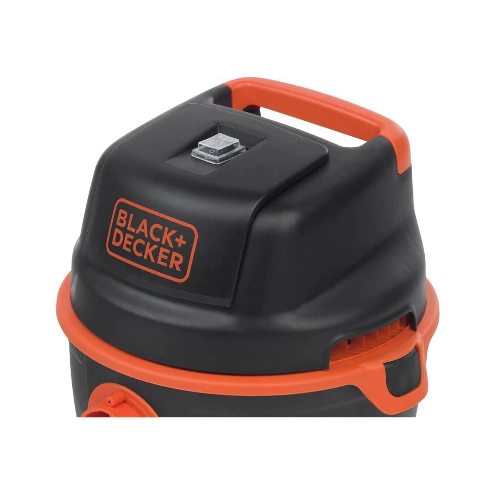 Aspirator umed/uscat BLACK & DECKER BXVC15PE, 15l, 1200W, 87dB, negru-portocaliu