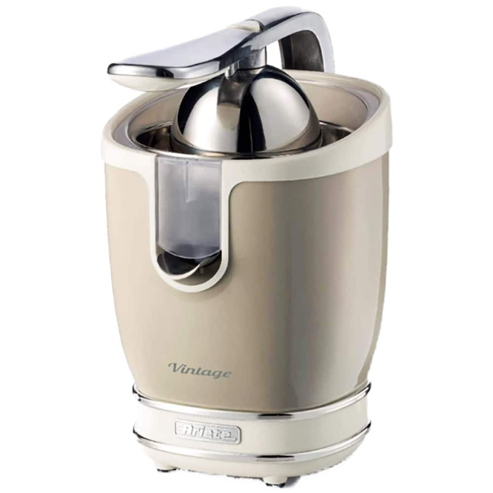 Storcator de citrice ARIETE Vintage C041303AR0, 85W, 1 treapta viteza, bej-argintiu