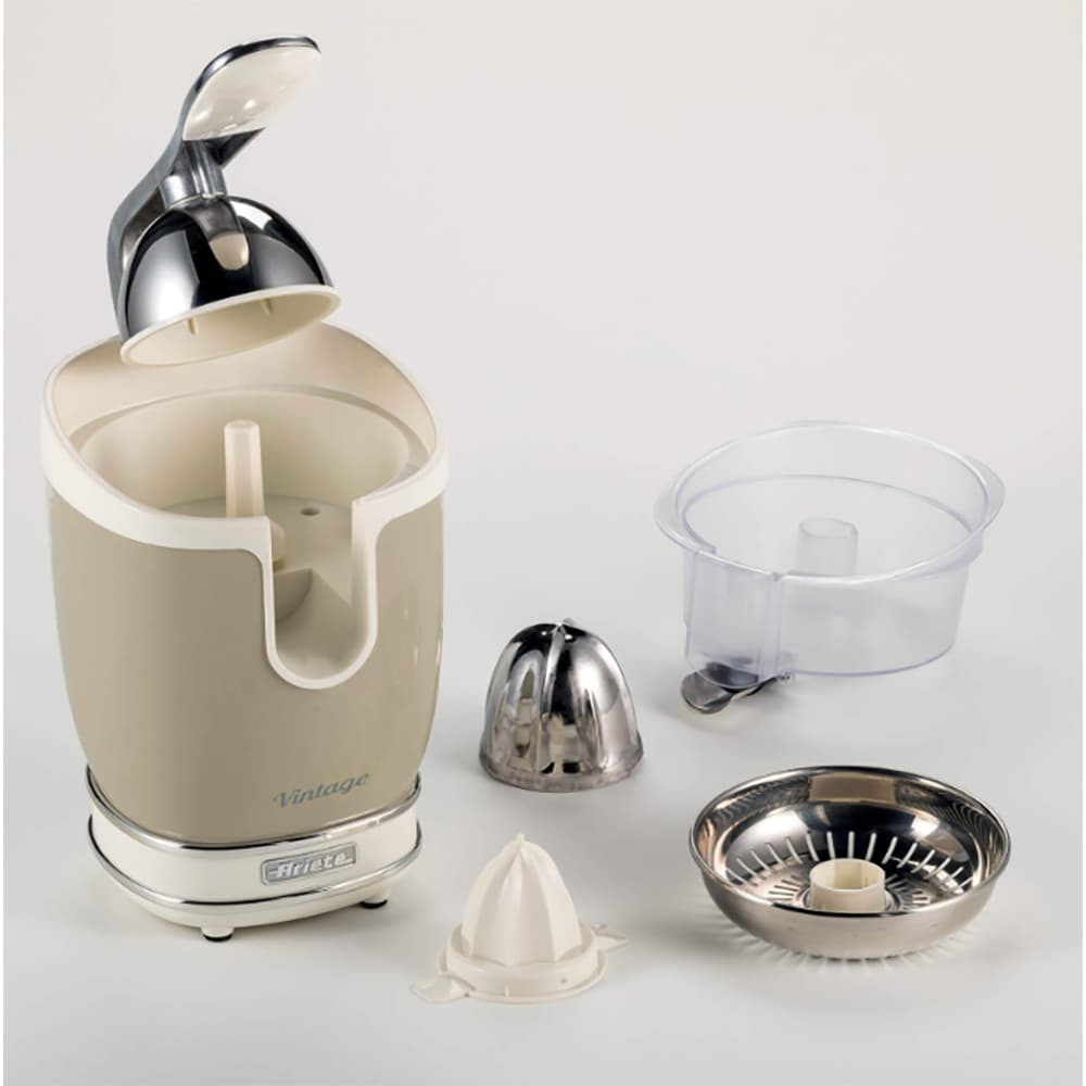 Storcator de citrice ARIETE Vintage C041303AR0, 85W, 1 treapta viteza, bej-argintiu