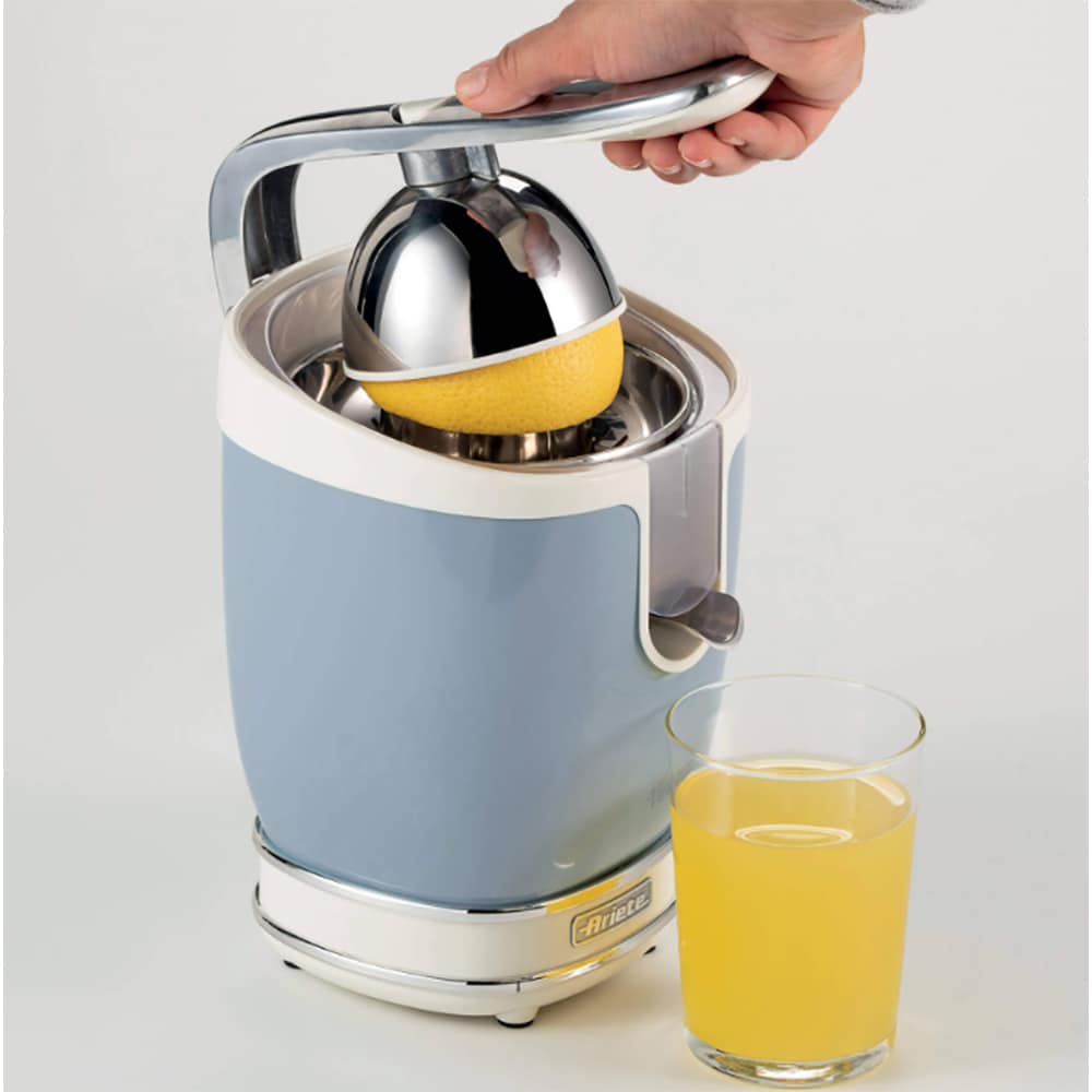 Storcator de citrice ARIETE Vintage C041305AR0, 85W, 1 treapta viteza, albastru-argintiu
