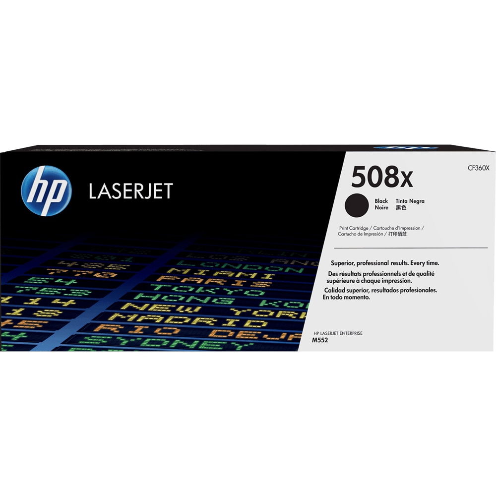 Toner original HP 508X (CF360X), negru