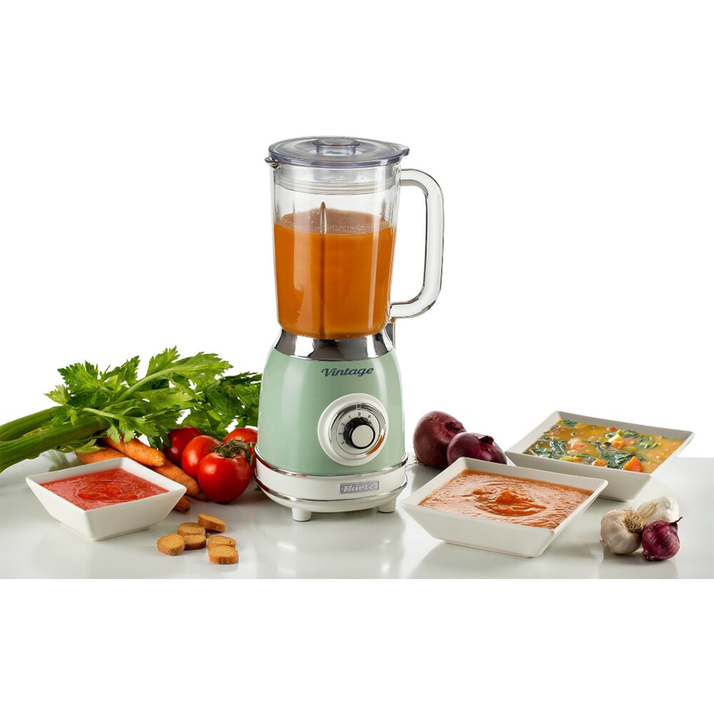 Blender ARIETE Vintage C058304AR0, 1.5l, 1000W, 4 trepte viteza, verde