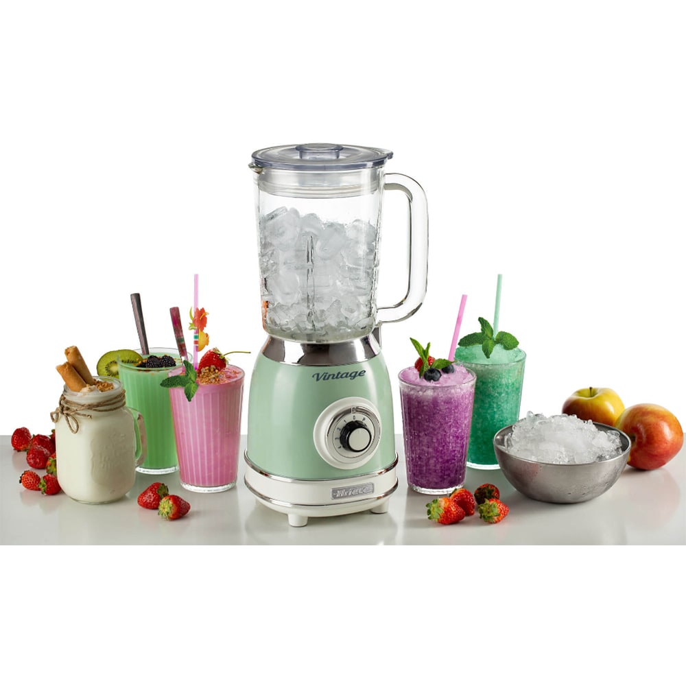 Blender ARIETE Vintage C058304AR0, 1.5l, 1000W, 4 trepte viteza, verde