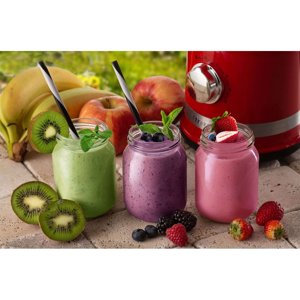 Blender ARIETE Moderna C058500AR0, 1.5l, 1000W, 4 trepte viteza, rosu-negru