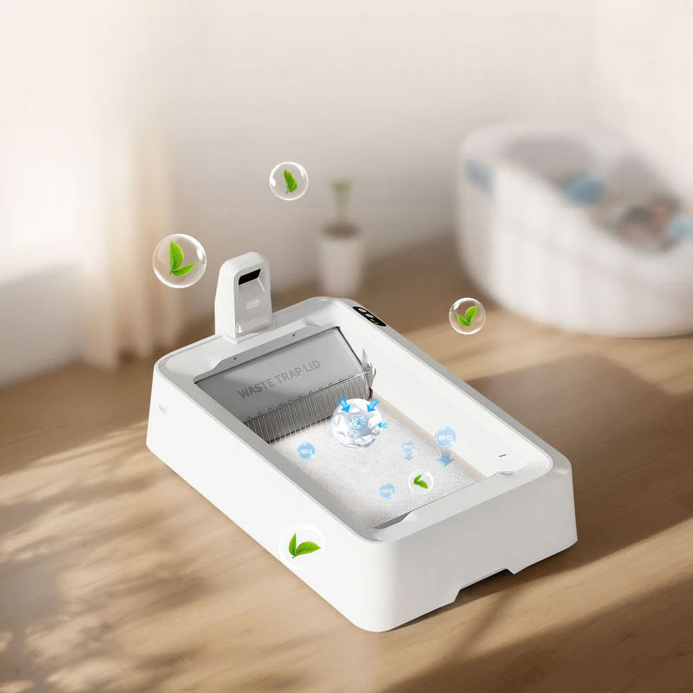 Set nisip parfumat pentru pisici PETKIT PH Urine Monitor Crystal