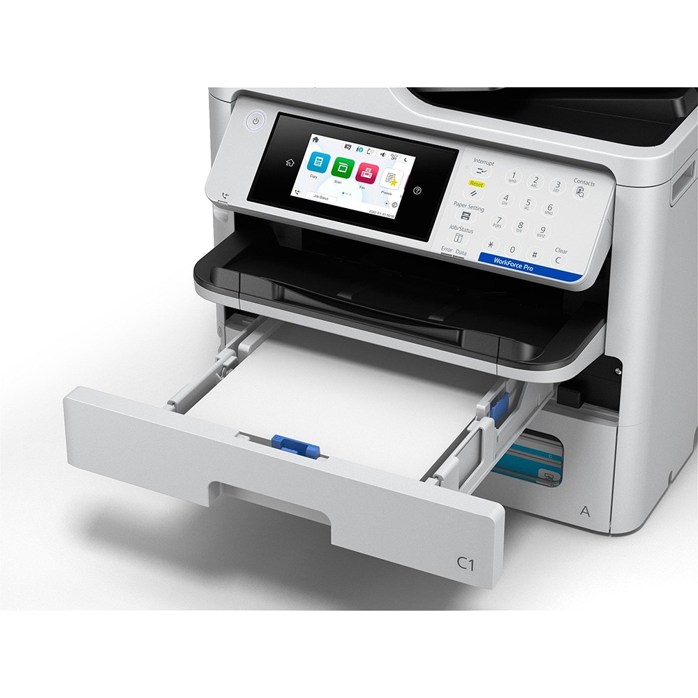 Multifunctional inkjet color EPSON WorkForce Pro EM-C800RDWF, A4, USB, Retea, Wi-Fi, Fax