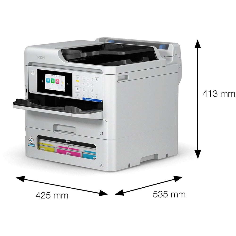 Multifunctional inkjet color EPSON WorkForce Pro EM-C800RDWF, A4, USB, Retea, Wi-Fi, Fax