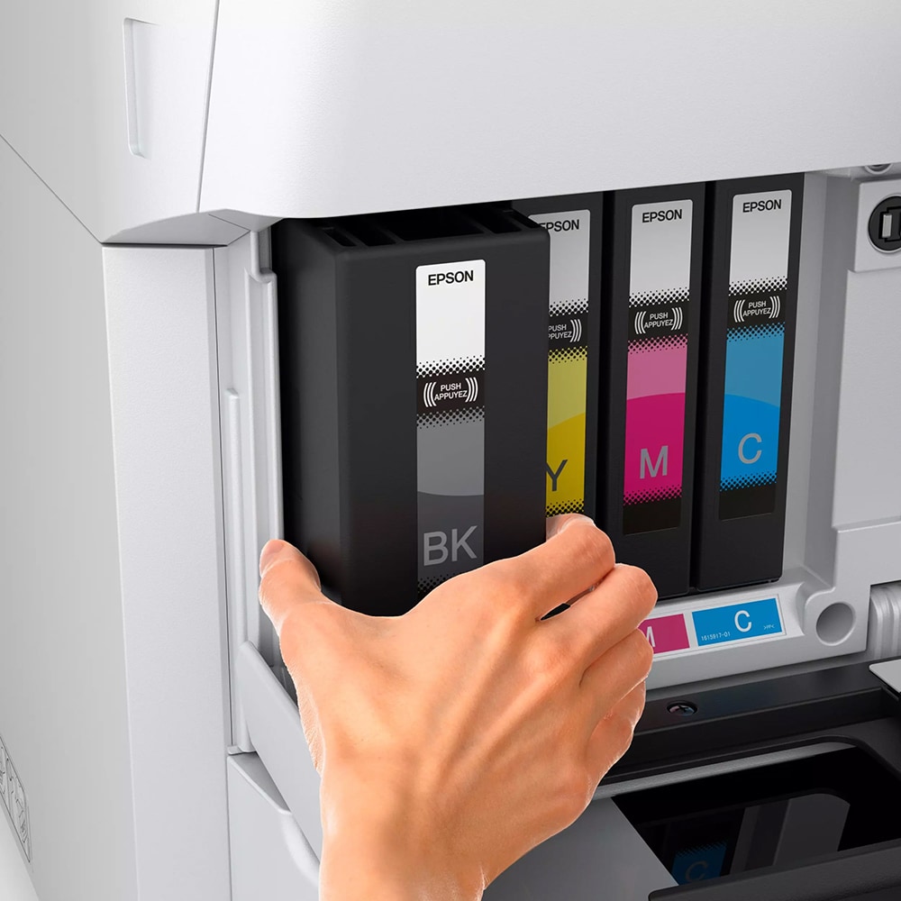 Multifunctional inkjet color EPSON WorkForce Pro EM-C7100DWF, A3+, USB, Retea, Wi-Fi, Fax