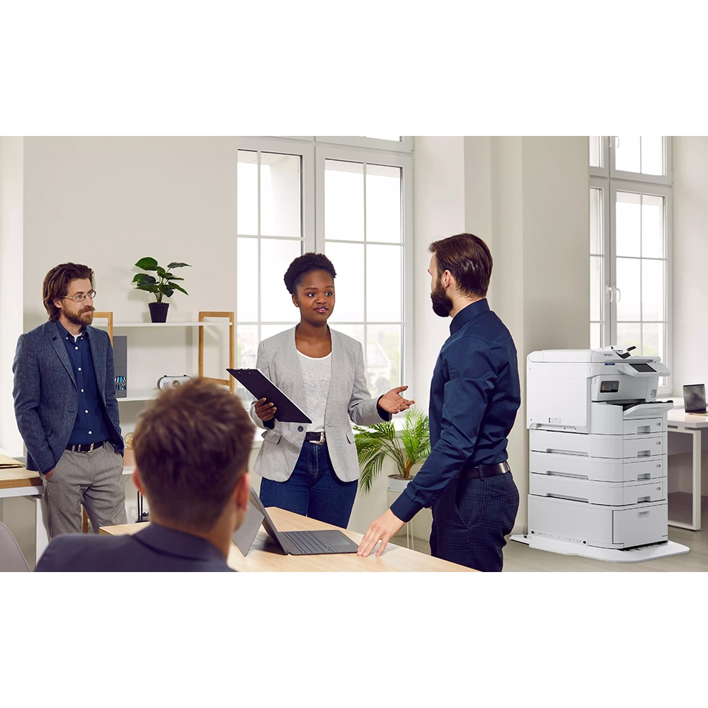 Multifunctional inkjet color EPSON WorkForce Pro EM-C7100DWF, A3+, USB, Retea, Wi-Fi, Fax