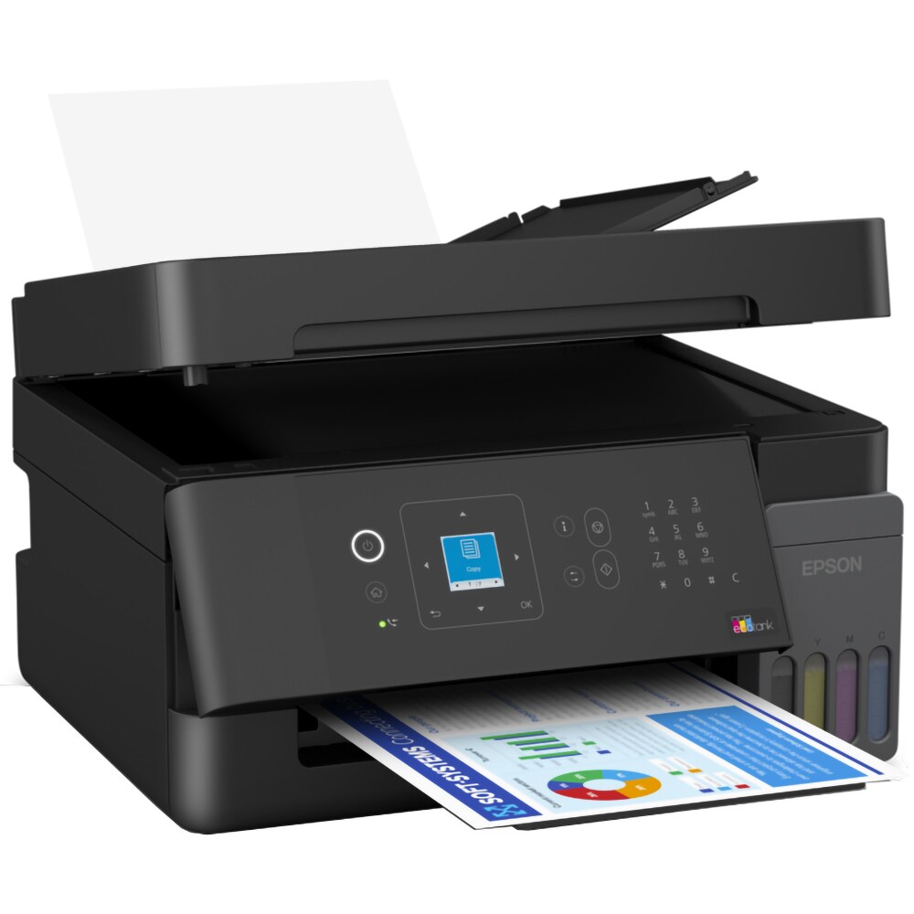 Multifunctional inkjet color EPSON EcoTank L5390 CISS, A4, USB, Retea, Wi-Fi, Fax