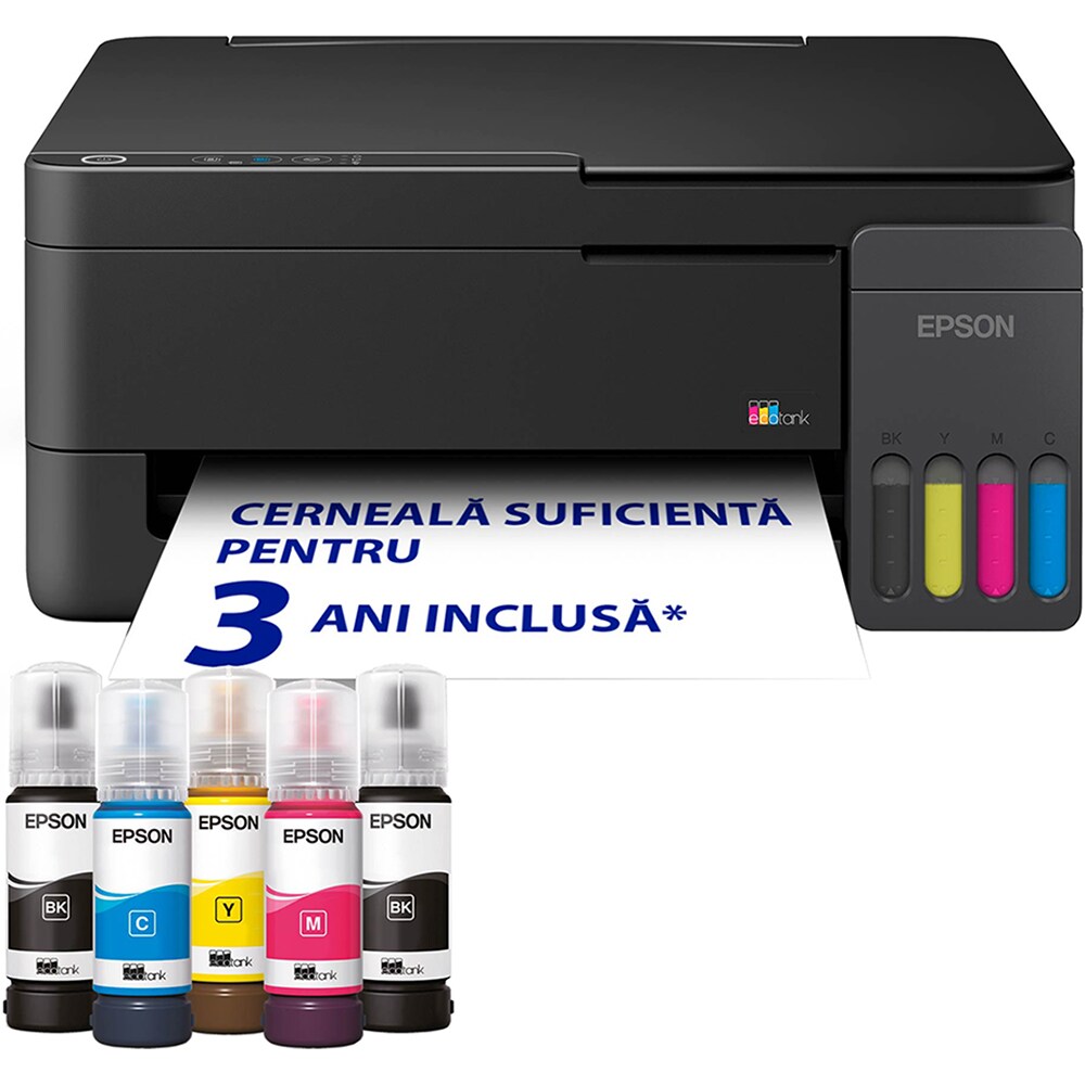 Multifunctional inkjet color EPSON EcoTank L3310 CISS, A4, USB