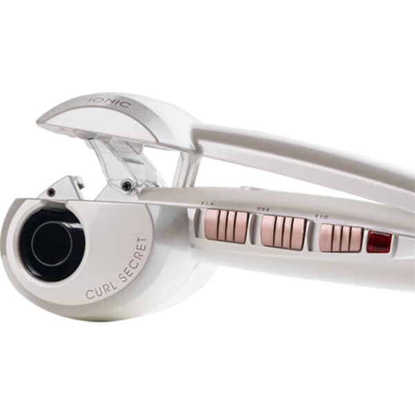 Ondulator automat BABYLISS Ionic Curl Secret C1201E, 230C, invelis ceramic, alb