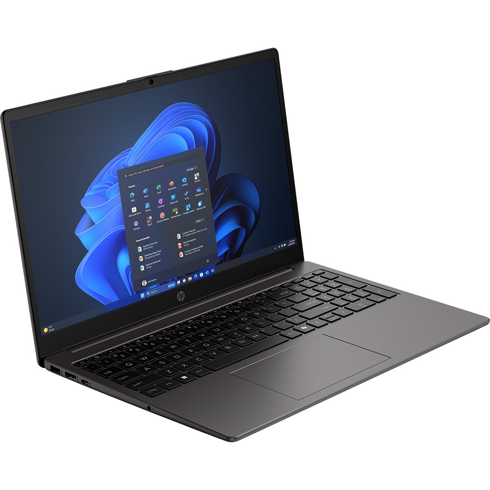 Laptop HP 255R G10, AMD Ryzen 5 7535U pana la 4.55GHz, 15.6" Full HD, 16GB, SSD 512GB, AMD Radeon 660M Graphics, Free Dos, negru