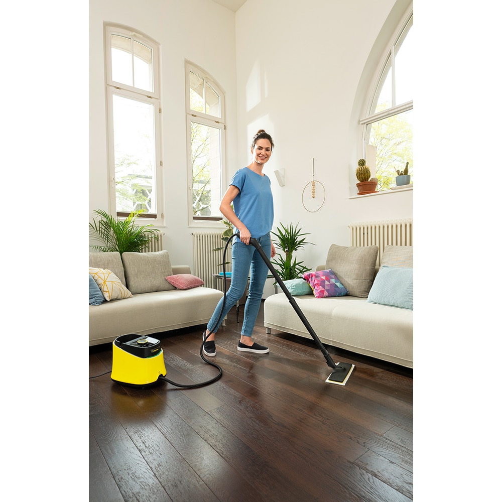 Aparat de curatat cu abur KARCHER  SC 3 Deluxe EasyFix 15132000, 1l, 1900W, 80dB, galben-negru