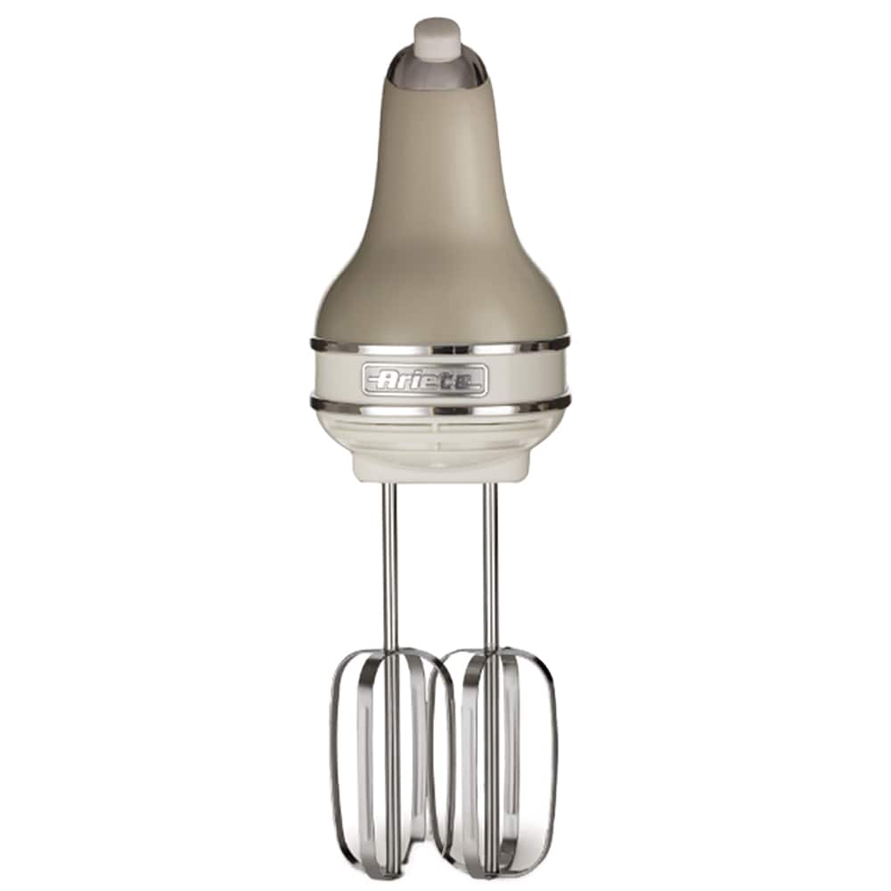 Mixer de mana ARIETE Vintage C154803AR0, 450W, 5 trepte viteza, bej-alb