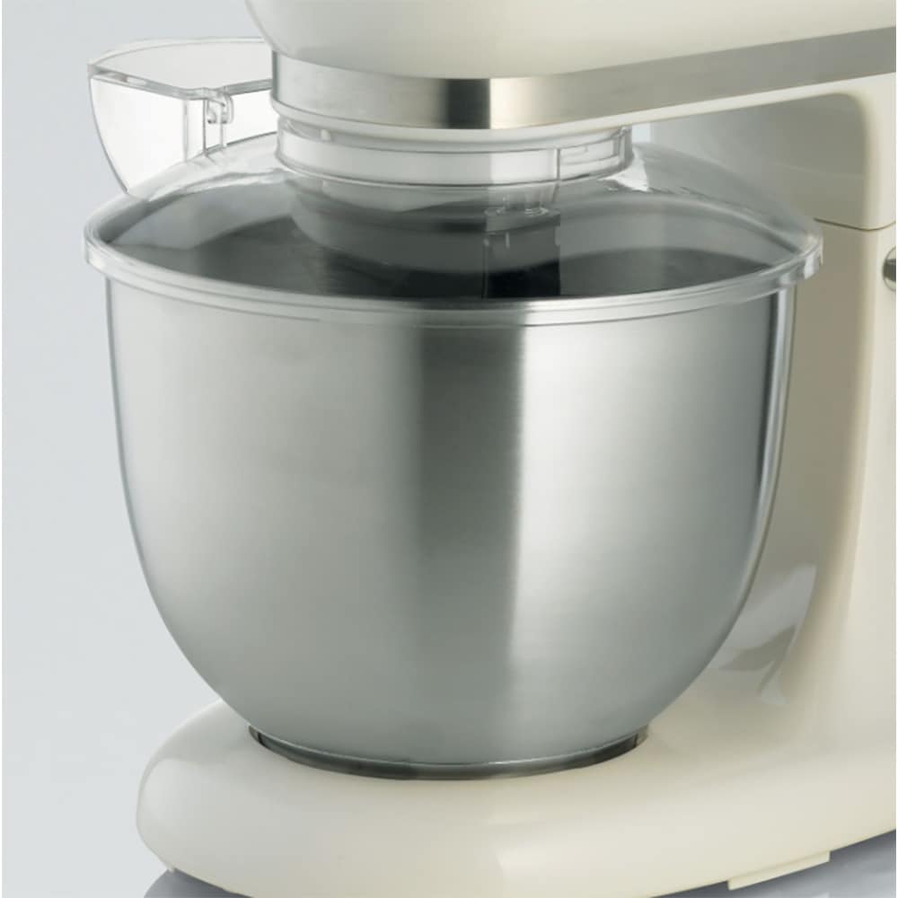 Robot de bucatarie ARIETE Vintage C158803AR0, vas 5.5l, 2400W, 7 trepte viteza, bej-alb