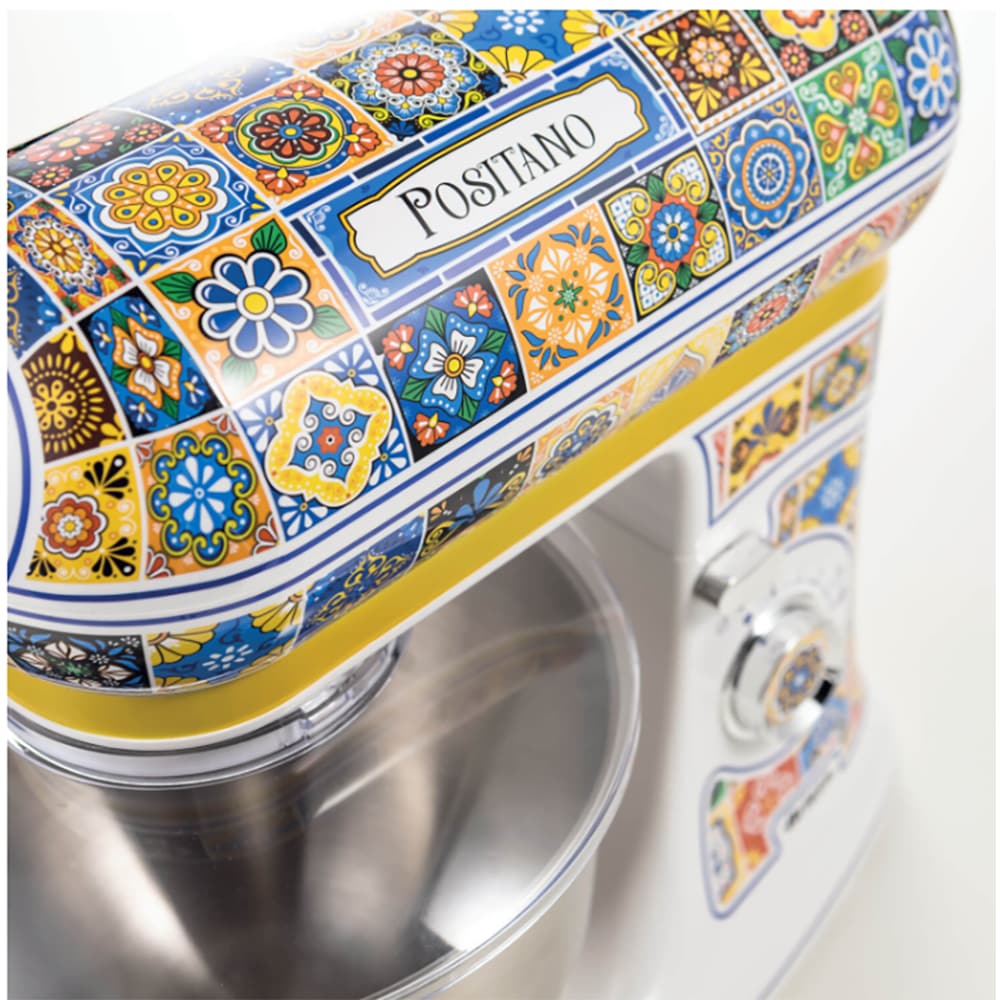 Robot de bucatarie ARIETE Positano C15880PAR0, vas 5.5l, 2400W, 7 trepte viteza, multicolor