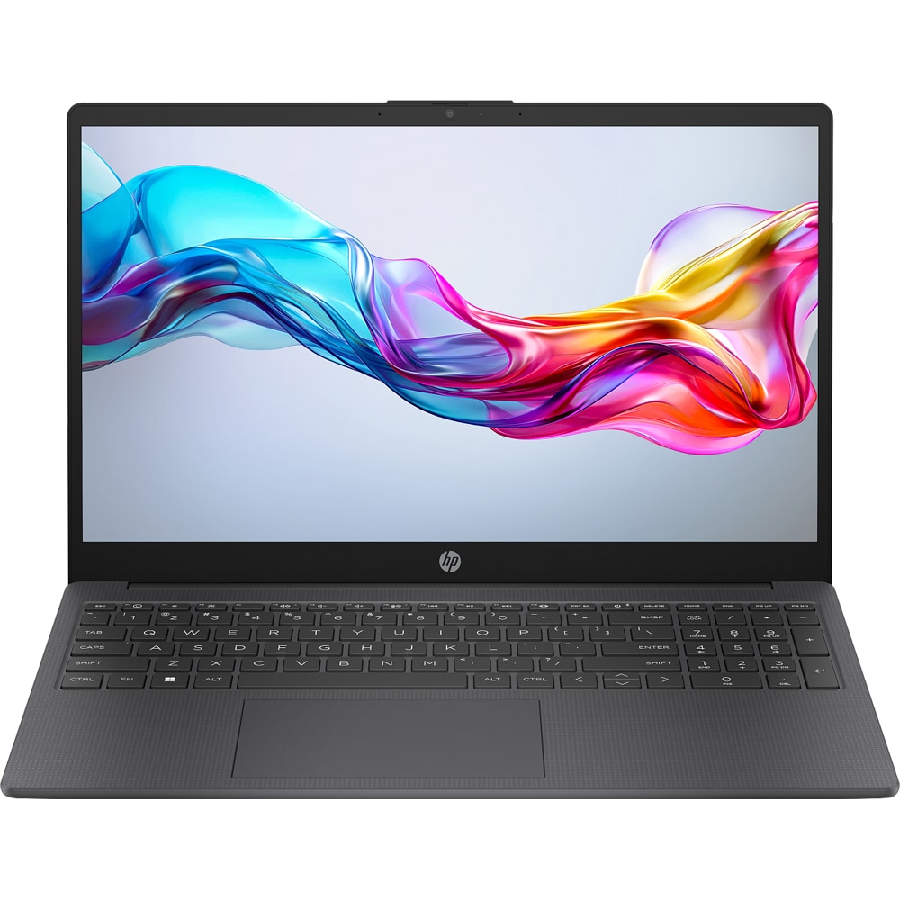 Laptop HP 15-fd0062nq, Intel Core i7-1255U pana la 4.7GHz, 15.6" Full HD, 16GB, SSD 512GB, Intel Iris Xe Graphics, Free DOS, gri