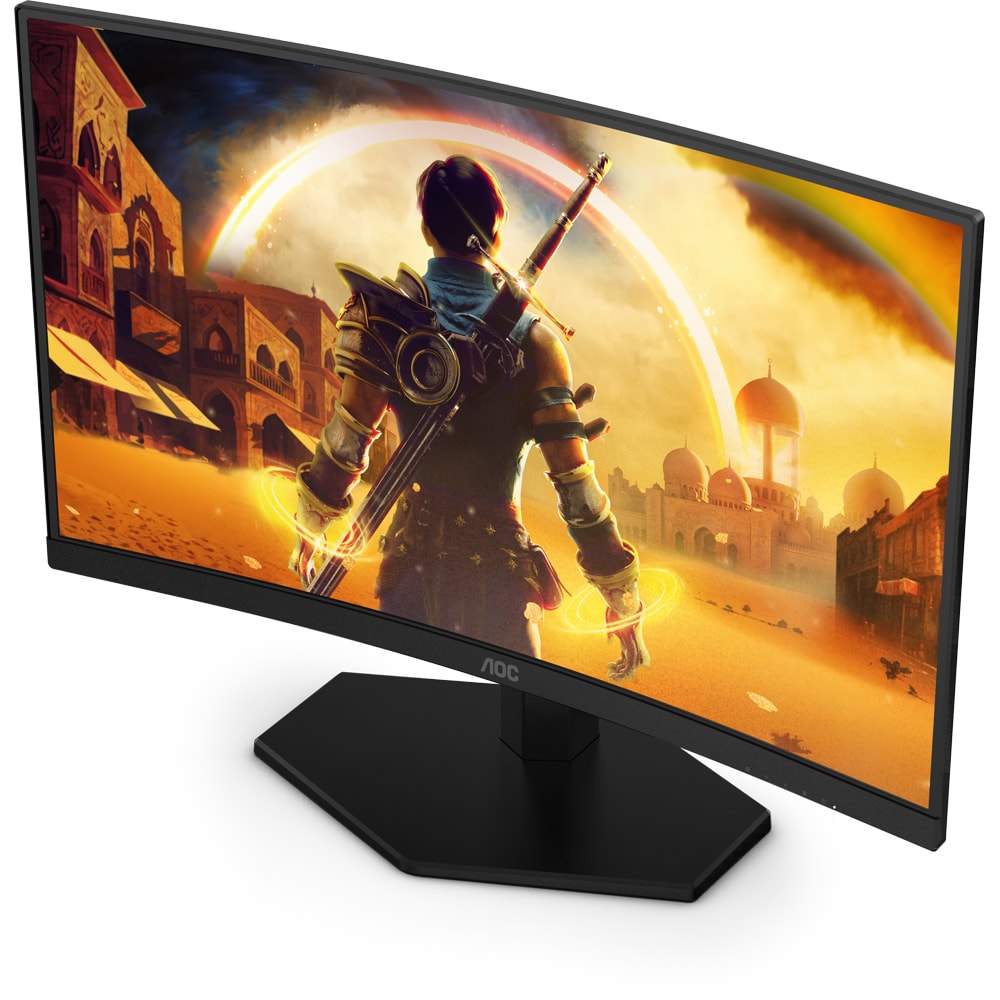Monitor Gaming LED VA Curbat AOC C24G42FE, 23.6", Full HD, 180Hz, Adaptive Sync, negru