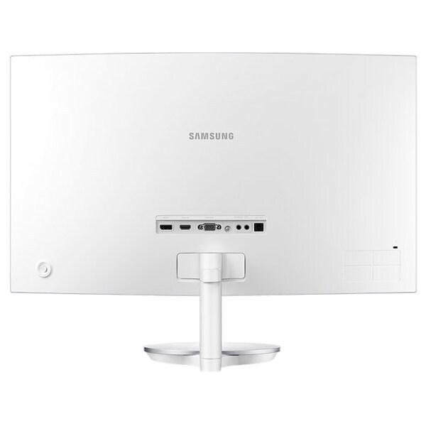 Monitor curbat LED VA SAMSUNG C27F591FDU, 27", Full HD, 60Hz, argintiu