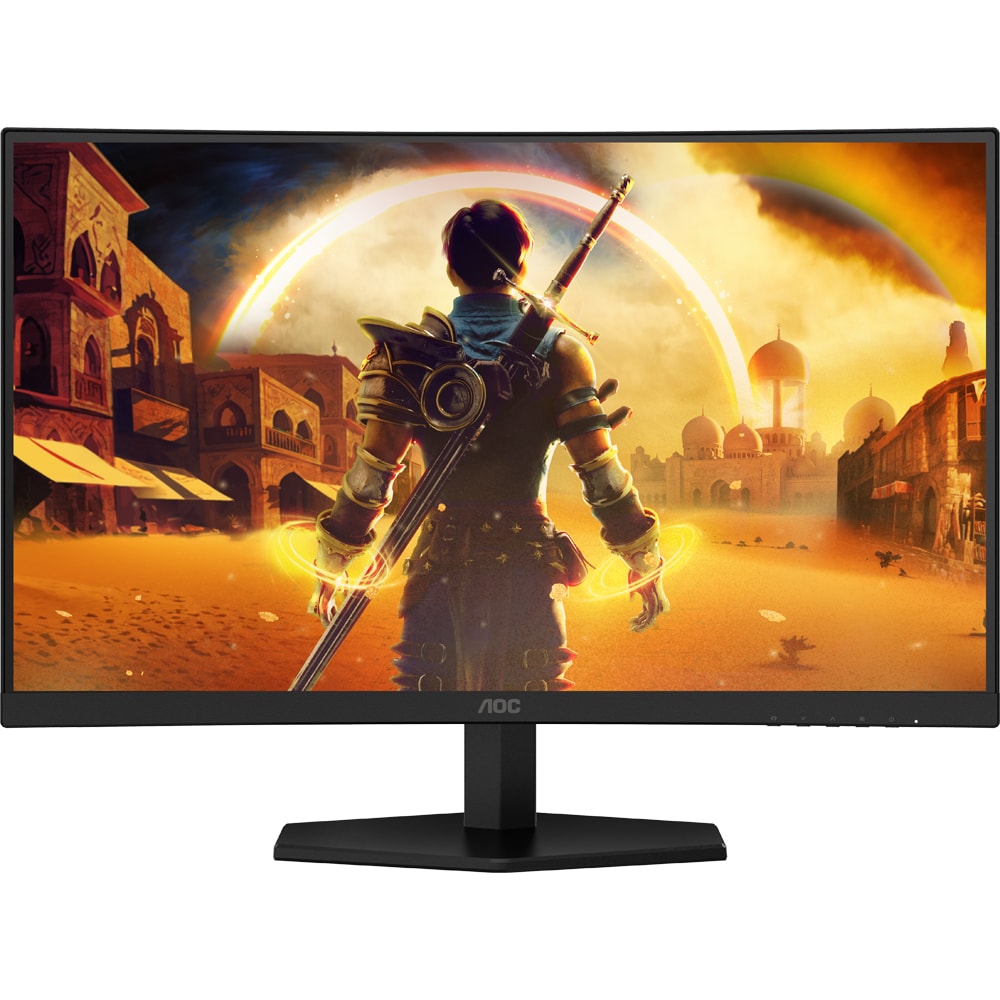 Monitor Gaming LED VA Curbat AOC C27G42FE, 27", Full HD, 180Hz, Adaptive Sync, negru